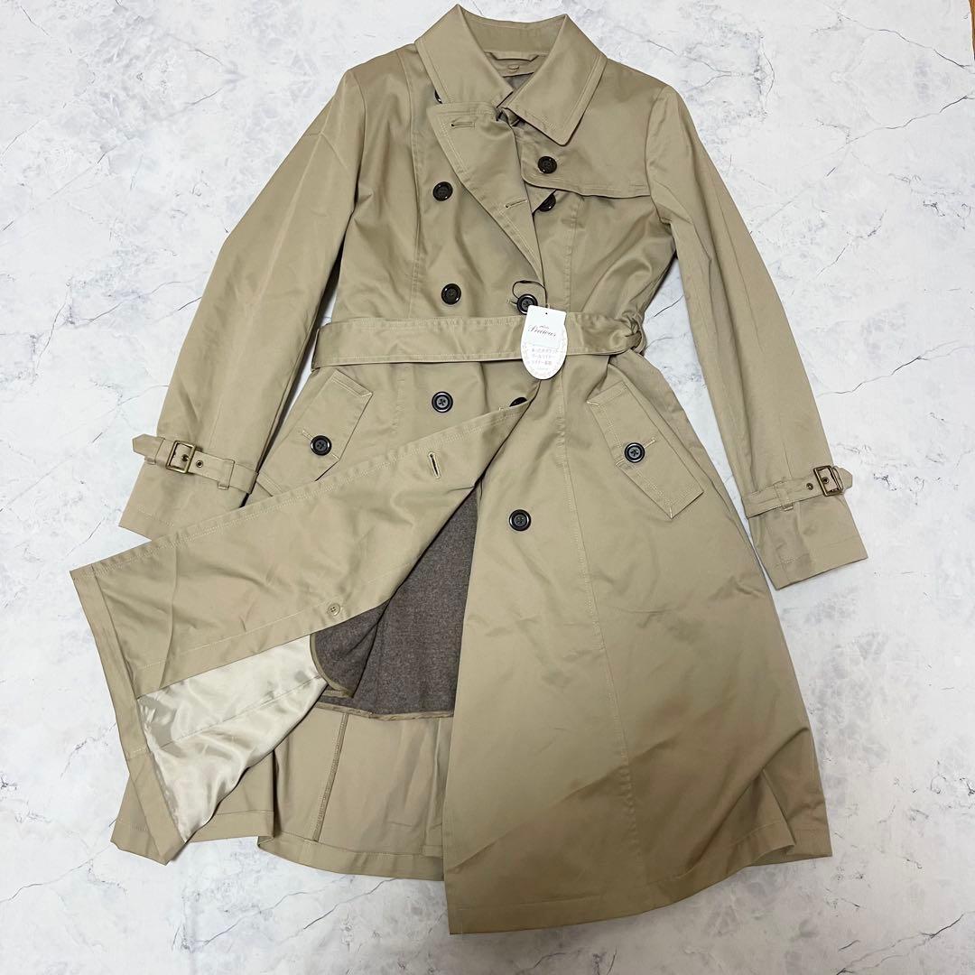 新品 n-line by nozomi トレンチコート ベルト ベージュ 15