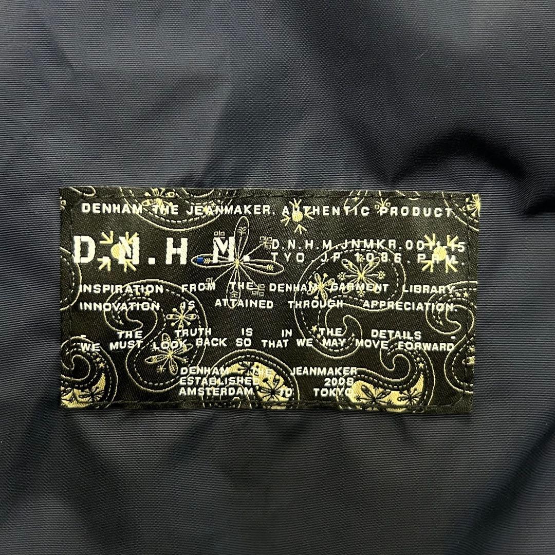 【美品】DENHAM デンハム ペイズリー柄 ロングコート モッズコート M