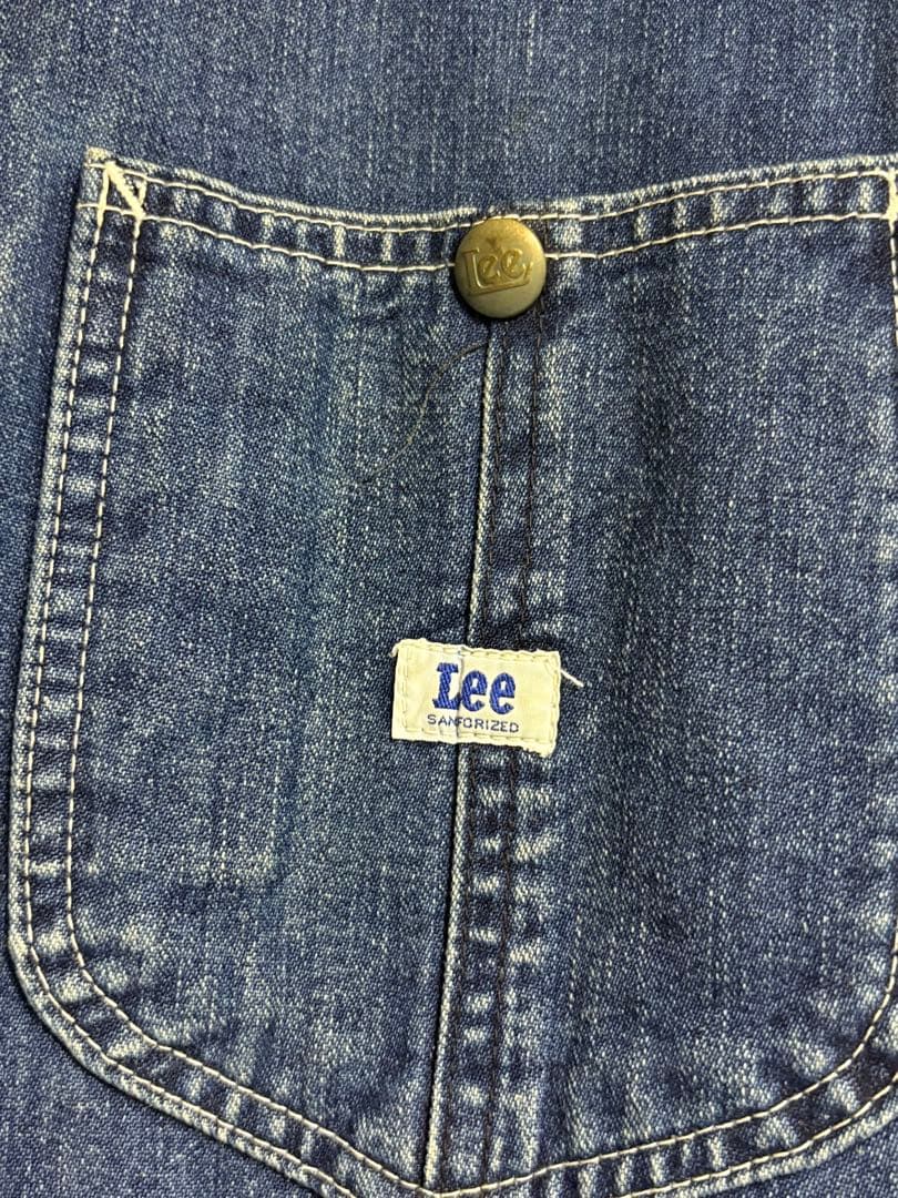 Lee デニムカバーオール　 0412 濃紺　ワークジャケット 91-j