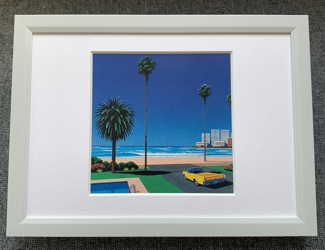 ※専用ページ 永井博『CRUISIN’』２点まとめ 額入り 印刷物 額装品