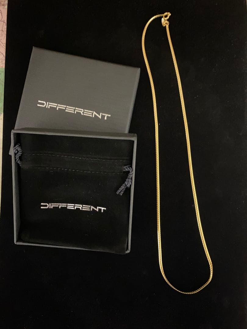 tk美品 DIFFERENT ゴールド ネックレス ジョージ 53cm