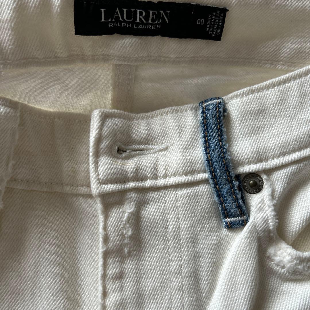 Ralph Lauren ホワイトスキニージーンズ 00サイズ