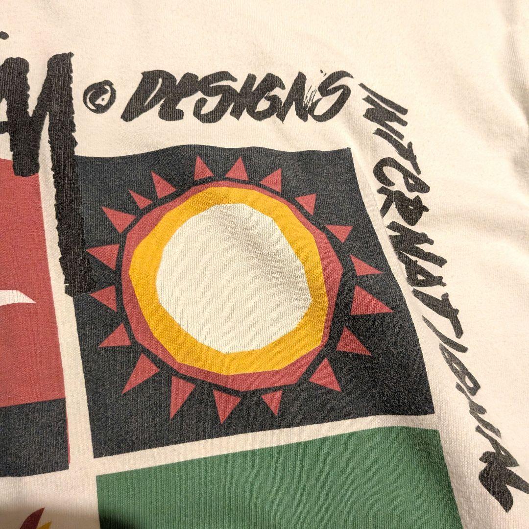 t*a様 【М】OLD STUSSY バックプリント ロンT 黒タグ メキシコ製