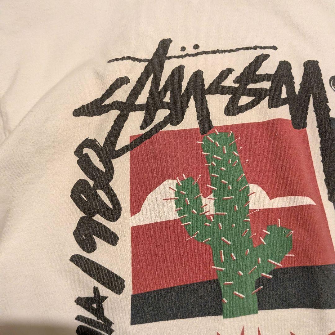 t*a様 【М】OLD STUSSY バックプリント ロンT 黒タグ メキシコ製