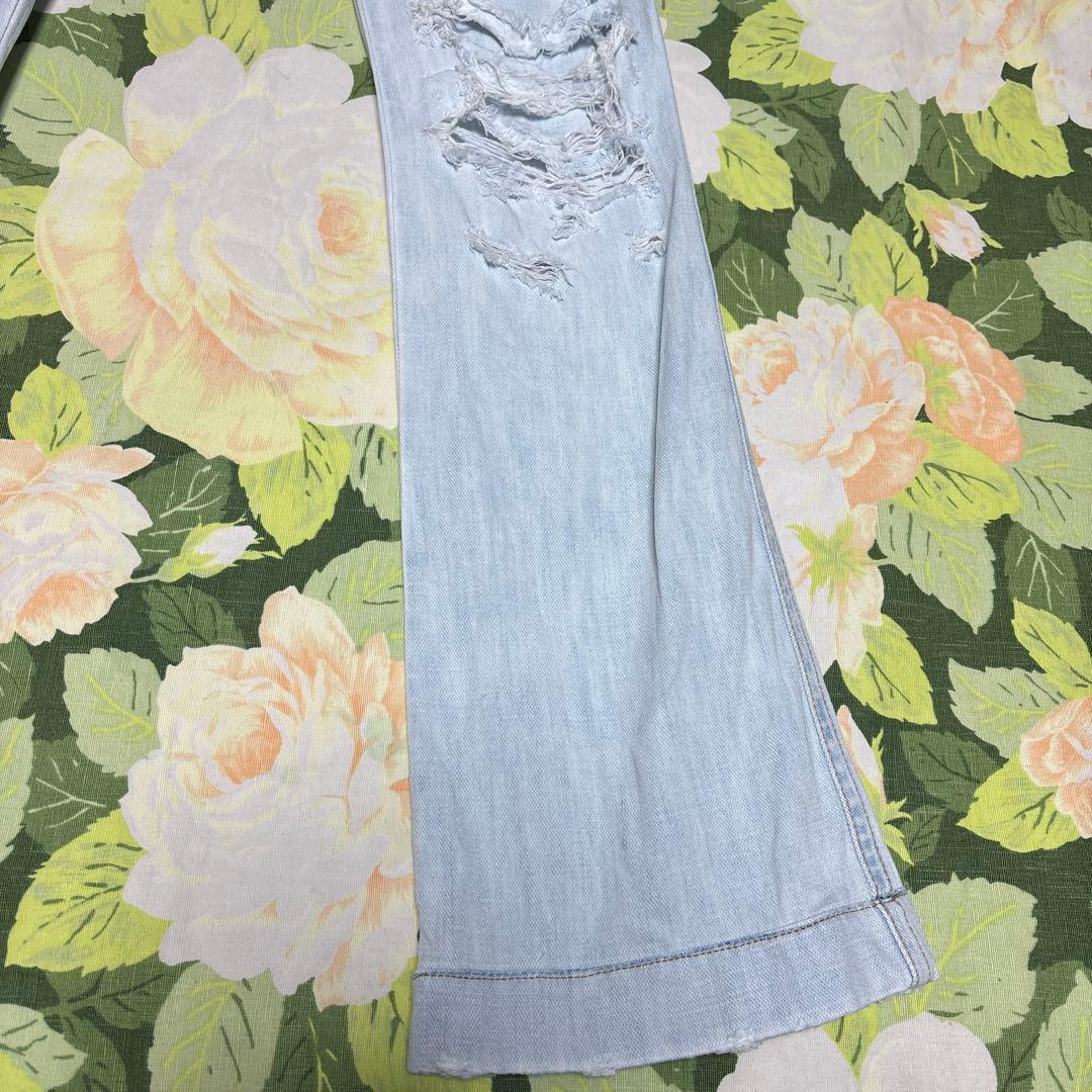 美品【値下げOK】DOLCE & GABBANA ダメージフレアデニム　36