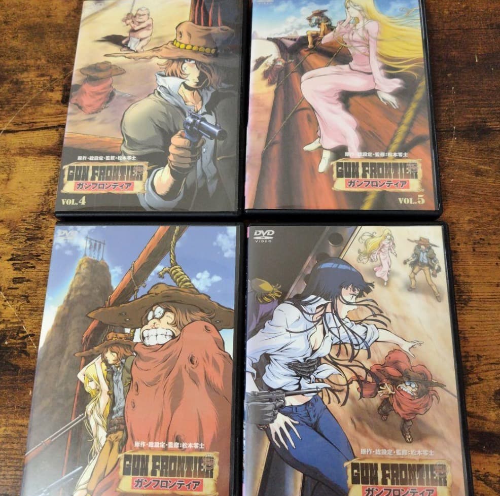 ガンフロンティア DVD 7本 レンタルアップ品