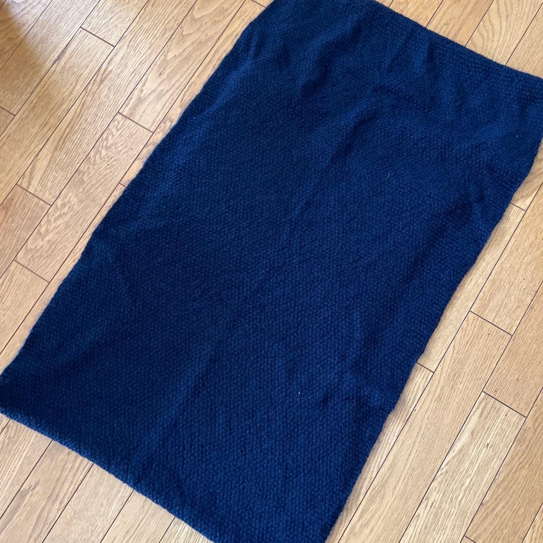 【新品】maison de soil ネイビー ニット スヌード