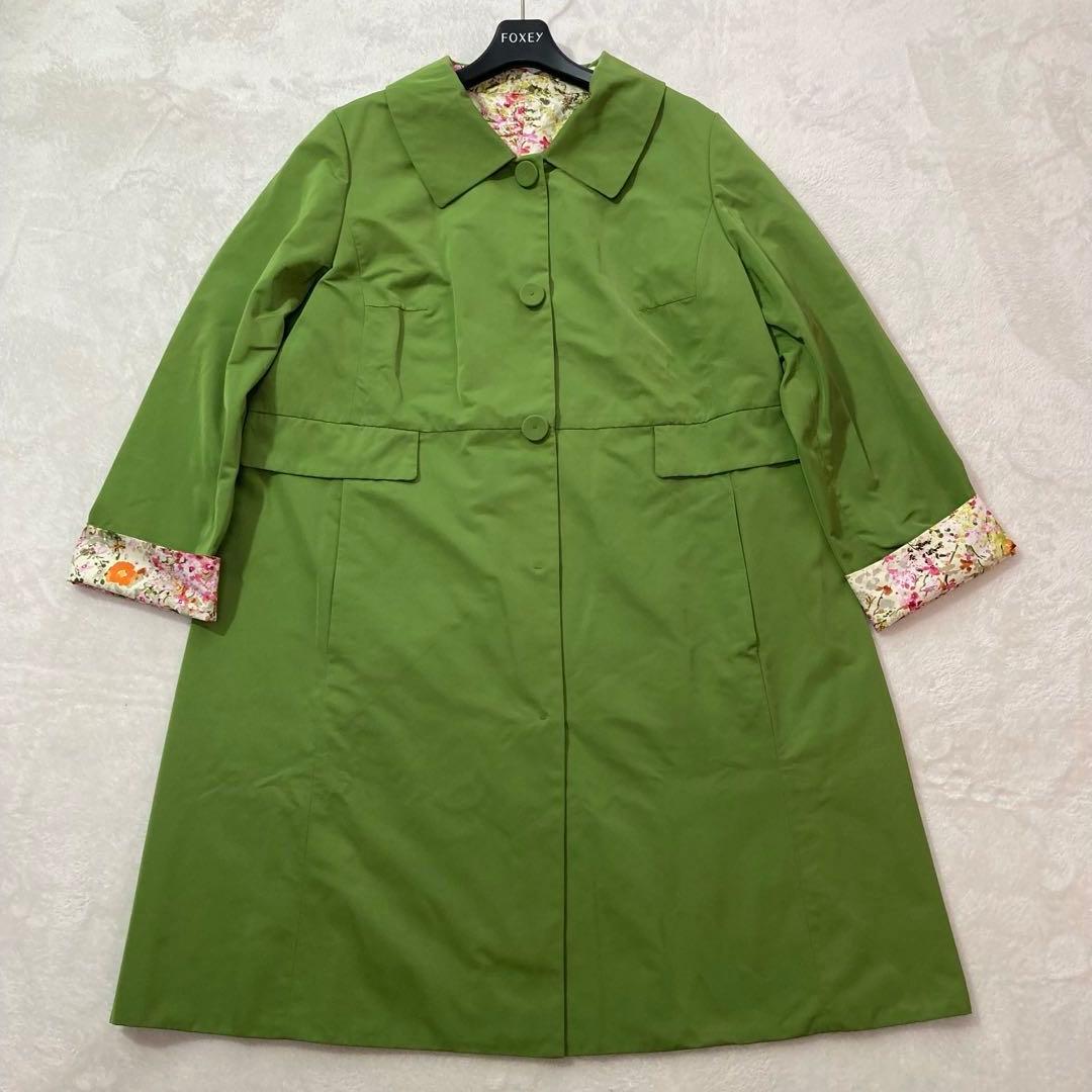 極美品　トゥービーシック　リバーシブル　トレンチコート　リバティ　46 撥水