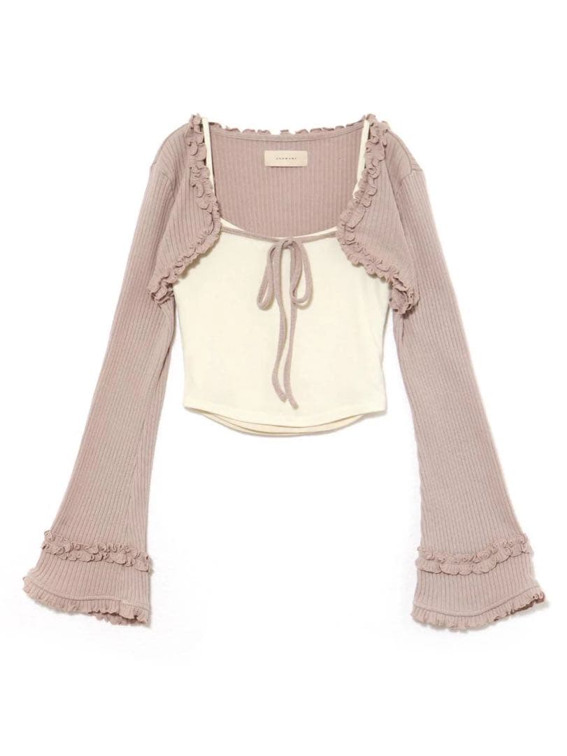 Chui set tops　PINK　ANDMARY