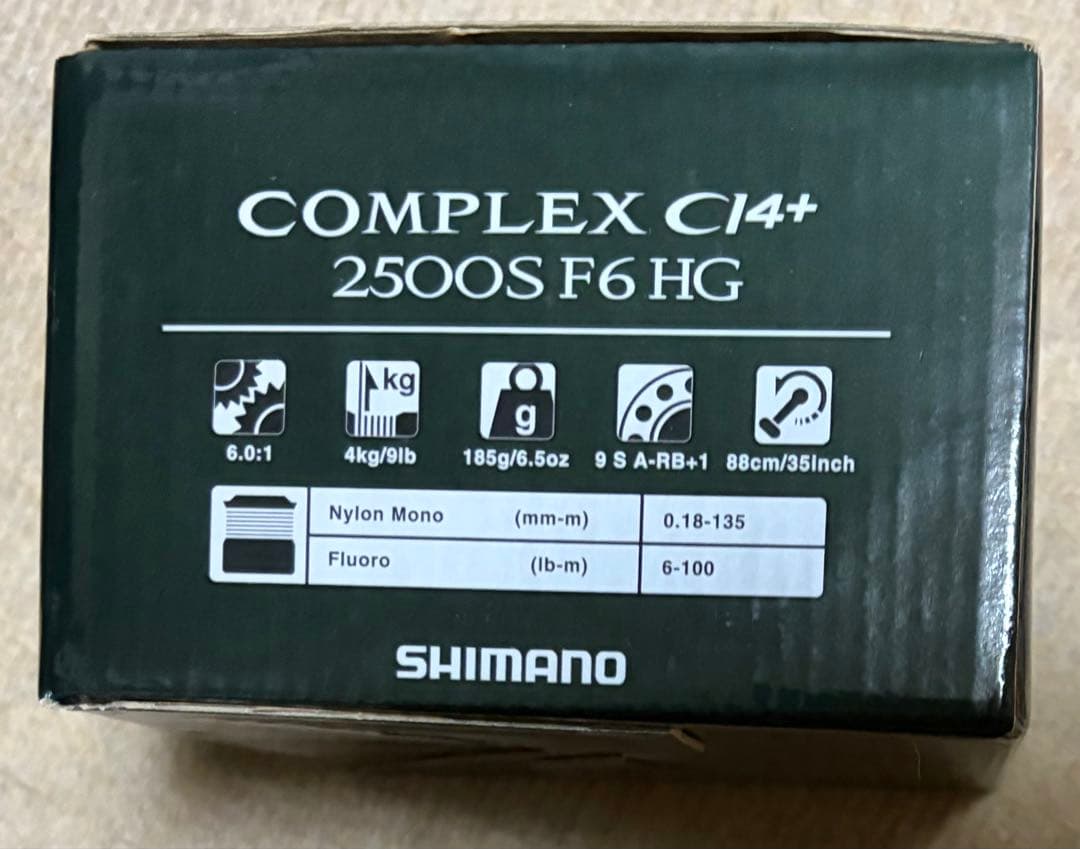 シマノ　スピニングリール 17コンプレックスCI4+　2500S F6HG