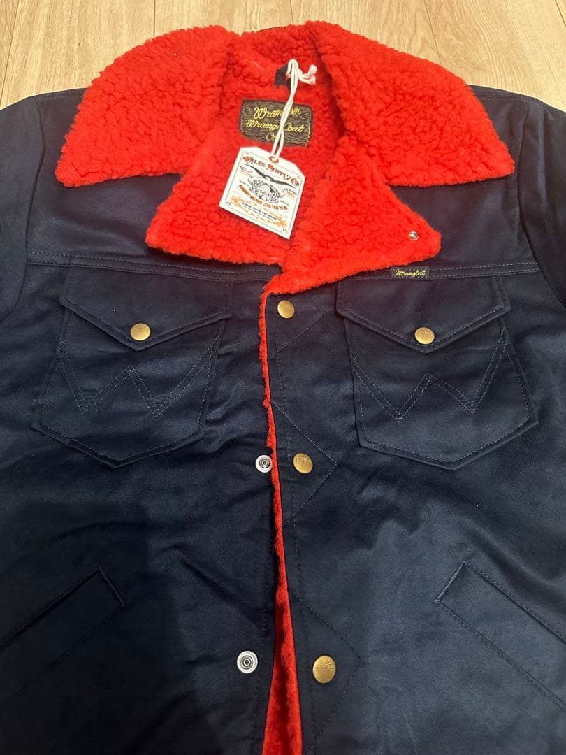 Calee×Wrangler ボアジャケット