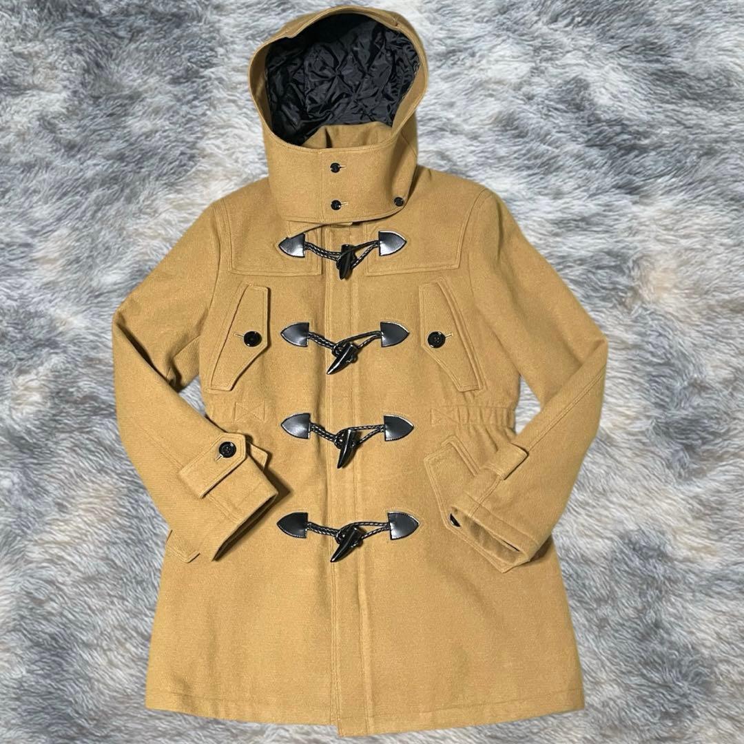 バーバリー ダッフルコート M キャメル 美品 キルティング裏地