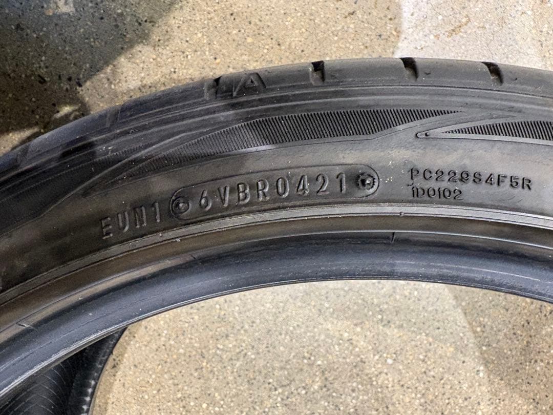 2021年製265/35R19 235/40R19ダンロップ DUNLOP