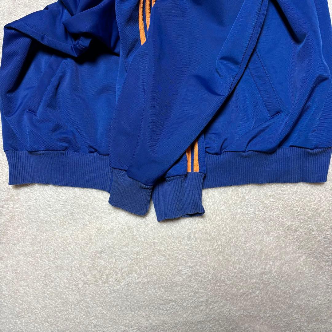 Mサイズ adidas アディダス トラックジャケット ブルー×オレンジ