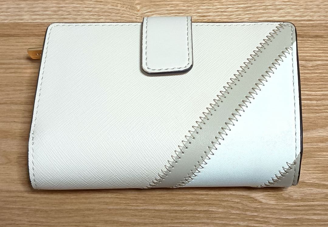 MICHAEL KORS 二つ折り財布 ベージュ/ホワイト