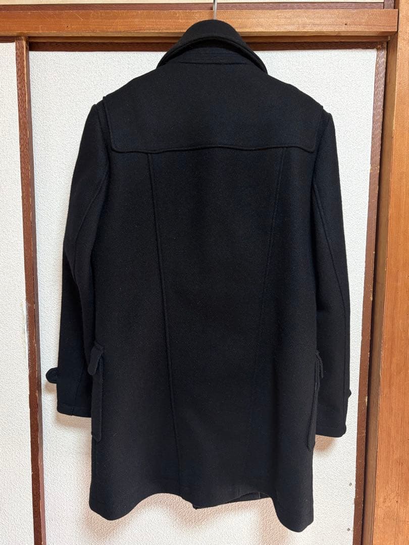 [美品] 黒 ウールダッフルコート