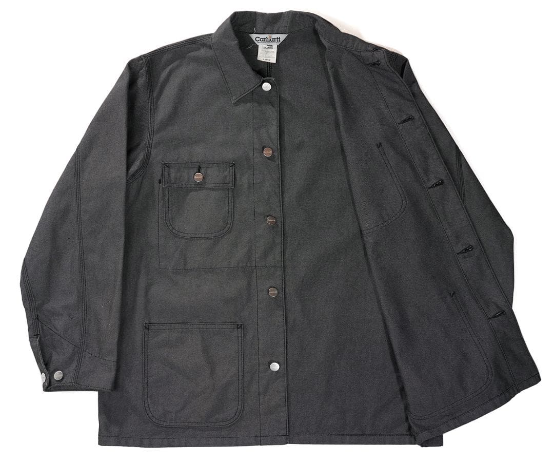 00s Carhartt チョアコート グレーカラー ワークウェア Large