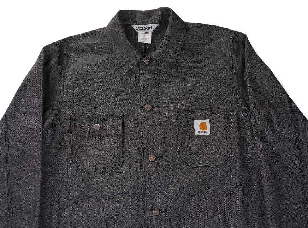 00s Carhartt チョアコート グレーカラー ワークウェア Large