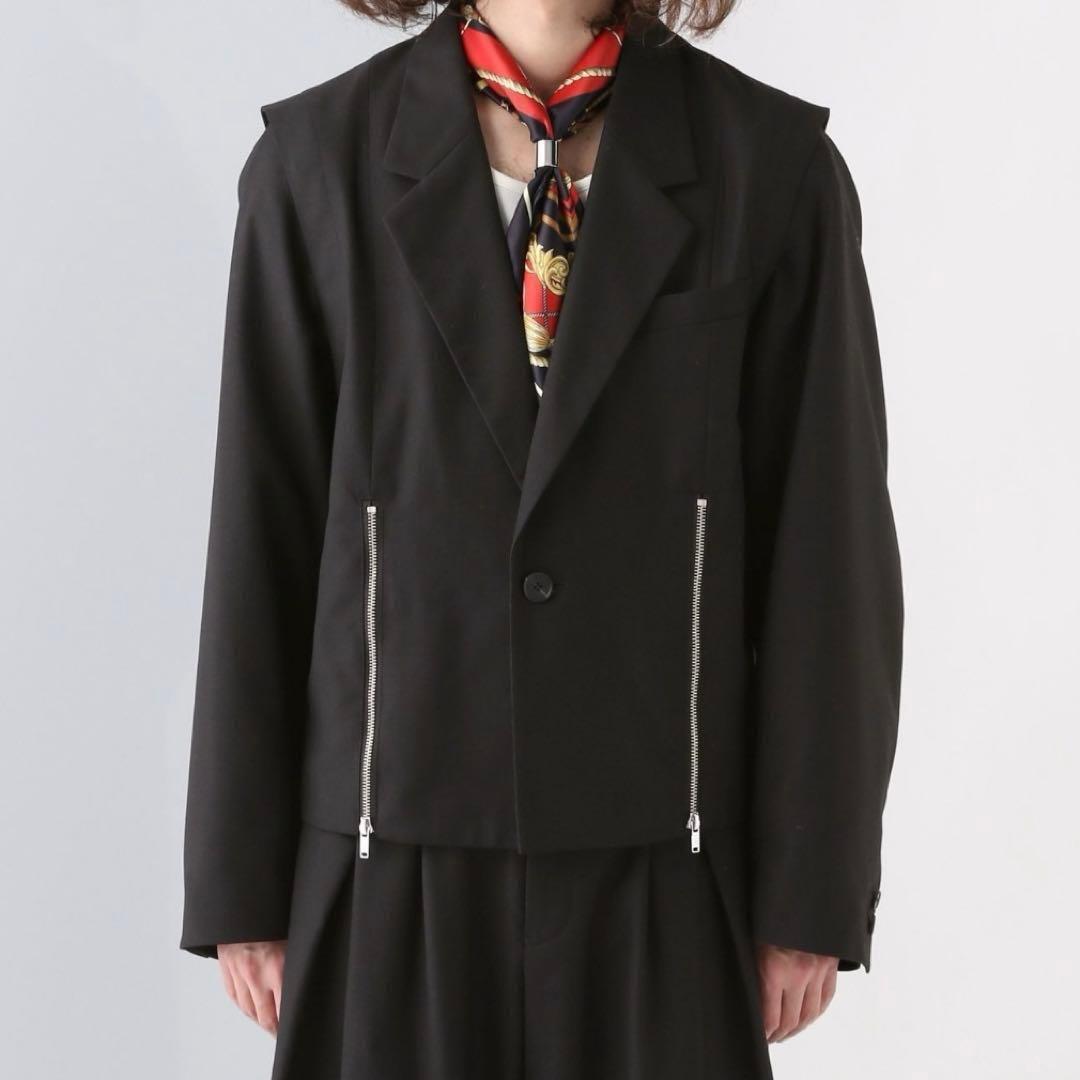 【未使用品】2WAYZIPショートジャケット