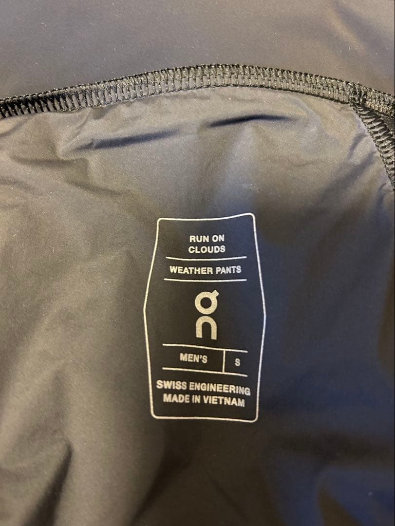 On Weather Pants メンズ S ブラック