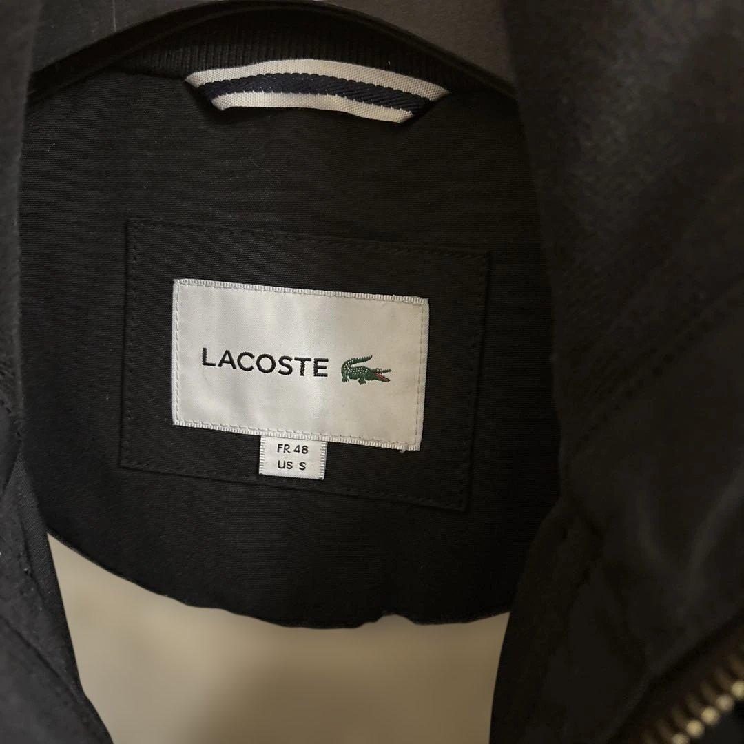 Lacoste ジャケット ブルゾン US Sサイズ ブラック　J4 ラコステ