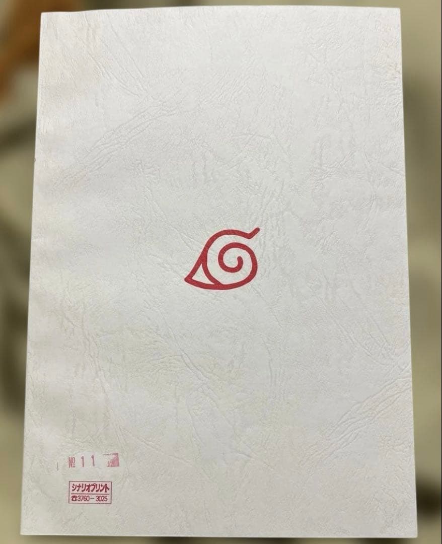 貴重 NARUTO ナルト疾風伝　「継がれゆくもの」 第251話　AR台本