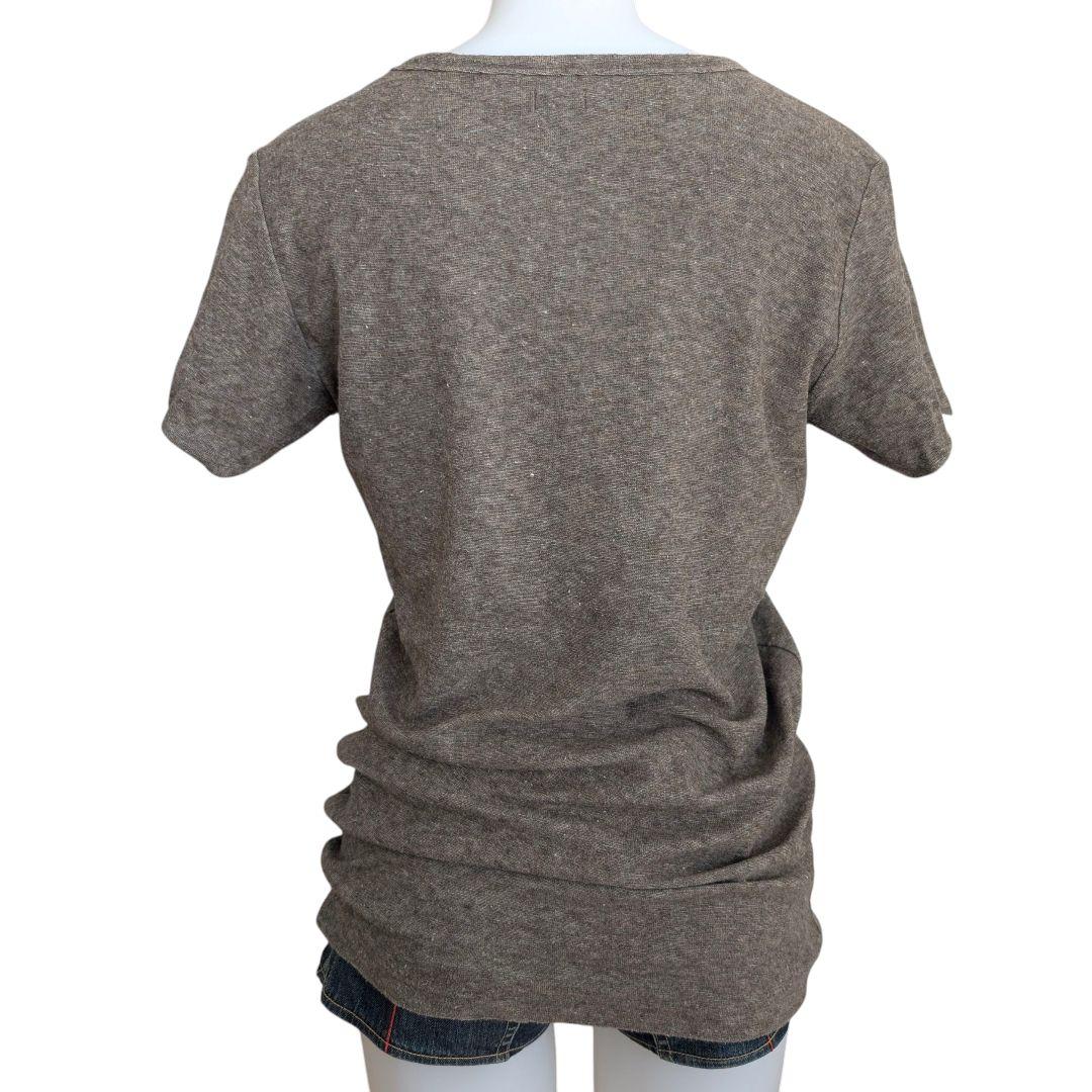 LGB ブラウン Tシャツ ROASTED ROCK'N BEANS