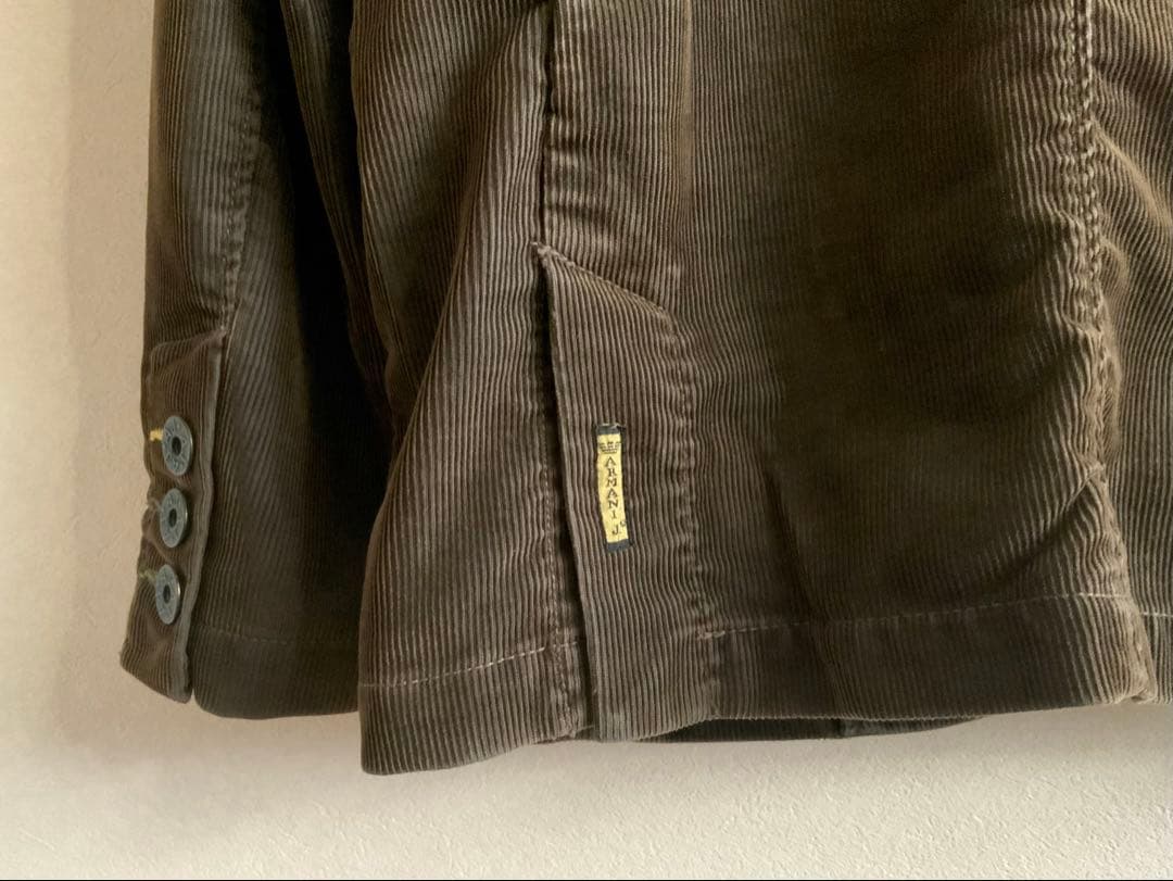 90s 00s ARMANI JEANS コーデュロイ テーラード ジャケット