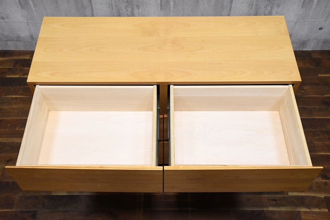 FCC7 今村家具工芸 3ドロワーチェスト アルダー材 ワイドチェスト 大川家具