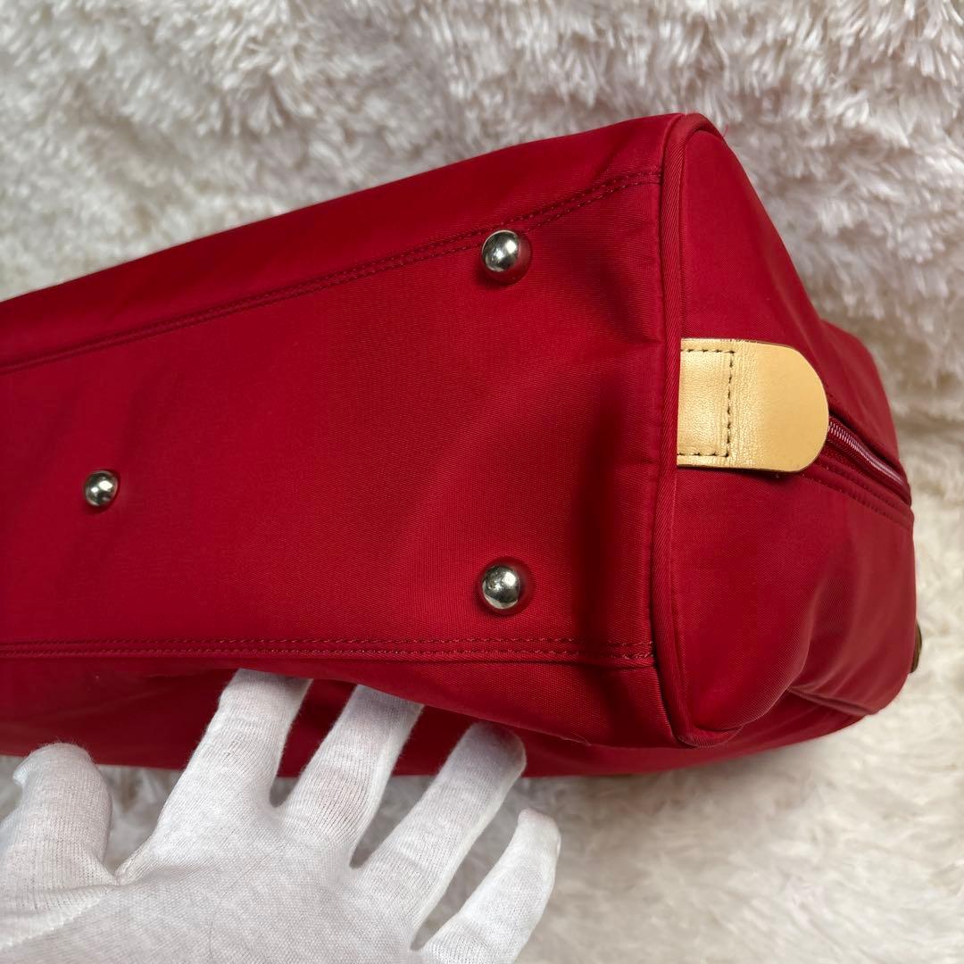 【美品】BURBERRY GOLF ボストンバッグ　ダッフルバッグ　レッド