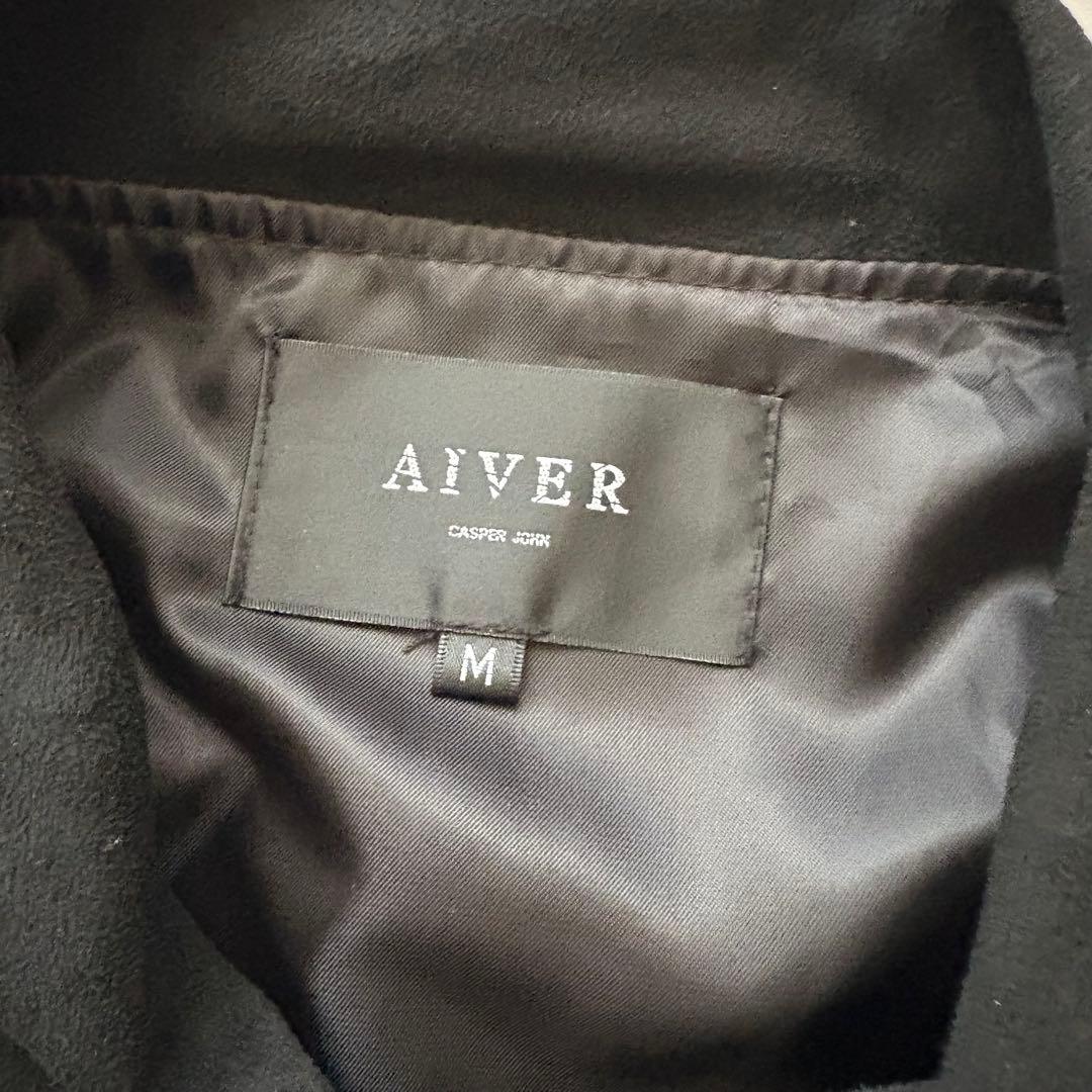 ジャケット・アウター y2k black CASPER JOHN AIVER suede jacket