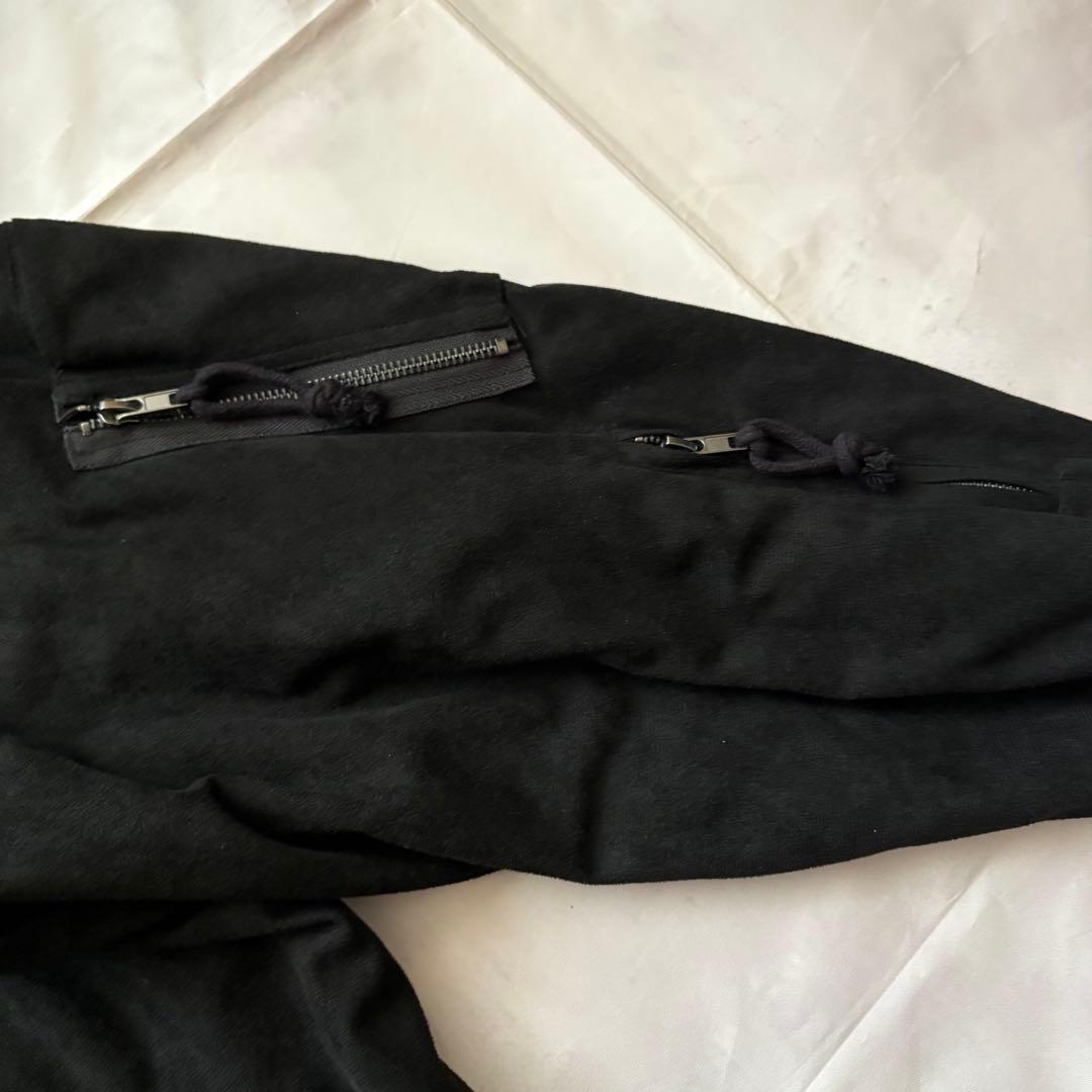 ジャケット・アウター y2k black CASPER JOHN AIVER suede jacket