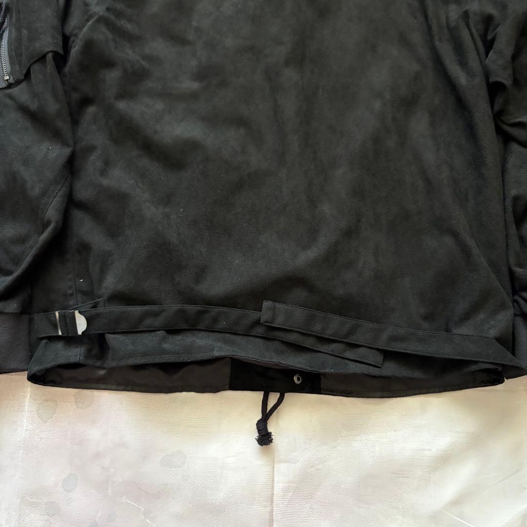 ジャケット・アウター y2k black CASPER JOHN AIVER suede jacket