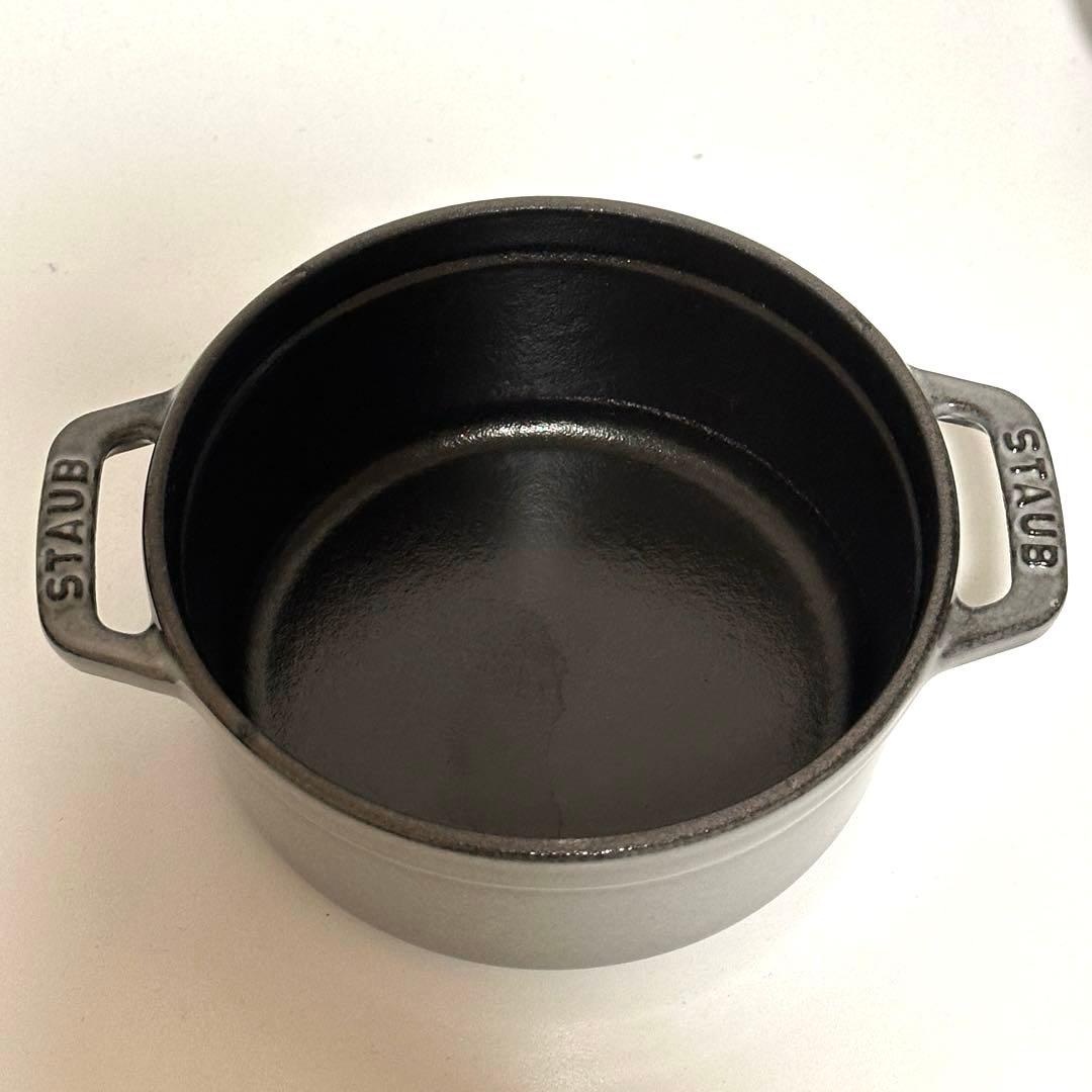ストウブ Staub ピコ ココット ラウンド 12cm グレー