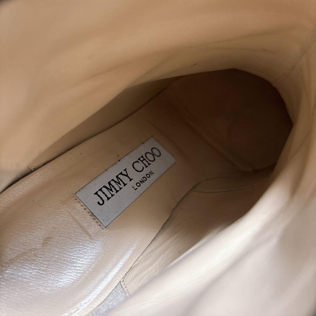 定価13万円 JIMMY CHOO レザーショートブーツ 24.5cm