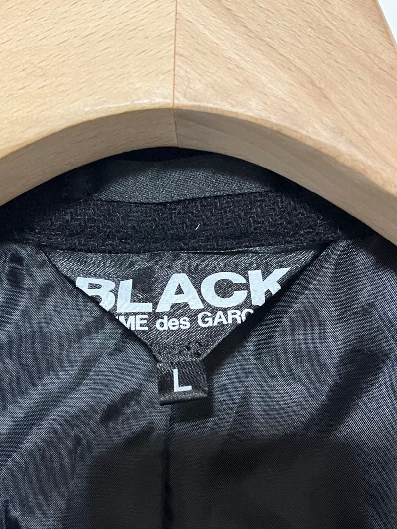 25AW ブラックコムデギャルソン ウール縮絨　ジャケット