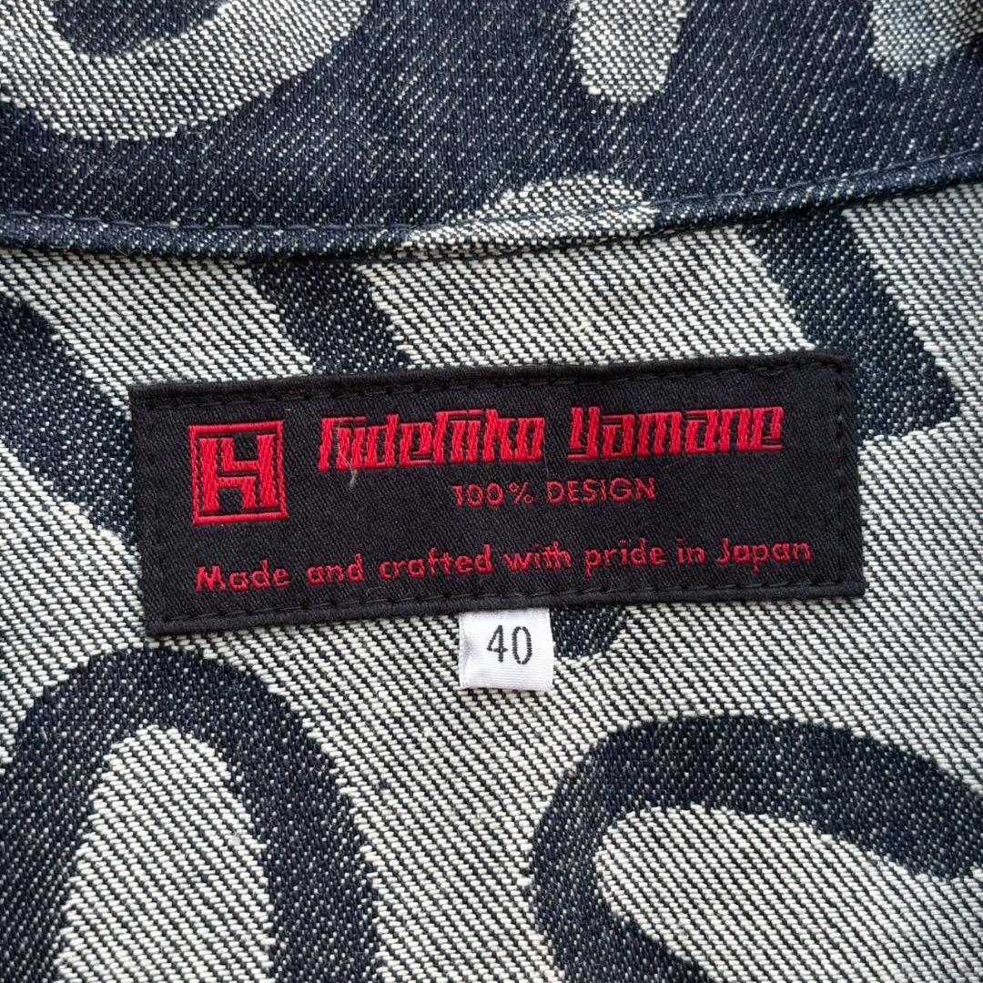 EVISU hidehiko yamane テーラードジャケット 総柄　カモメ