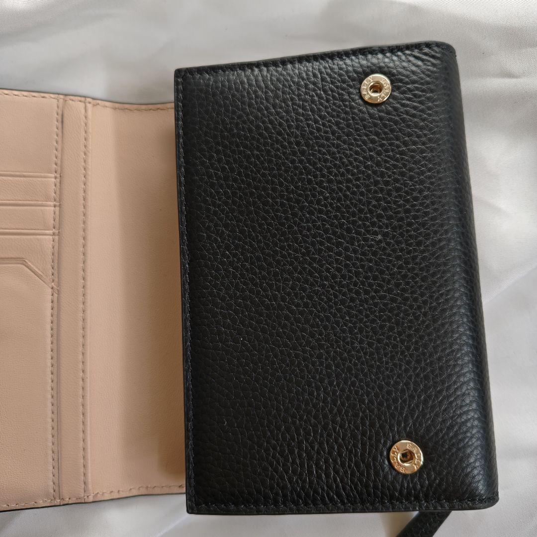 未使用級　バリー 二つ折り財布 レザー 本ラウンドファスナー BALLY