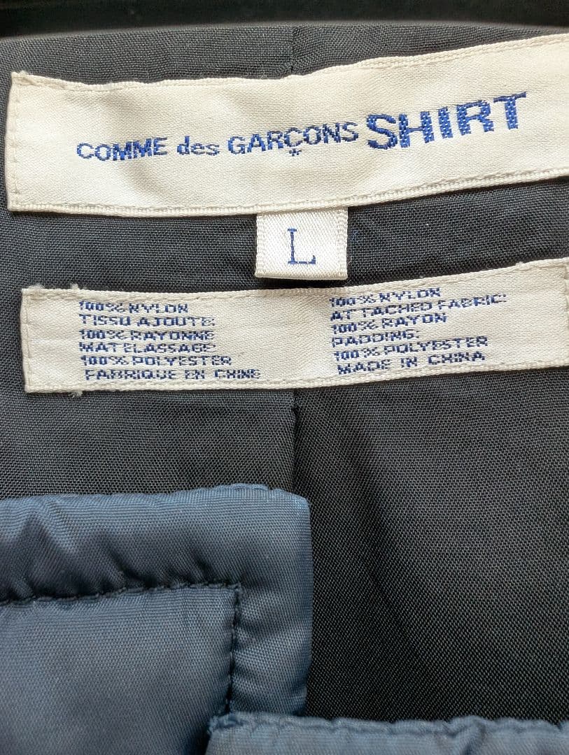 COMME des GARÇONS SHIRT ダウンコート L