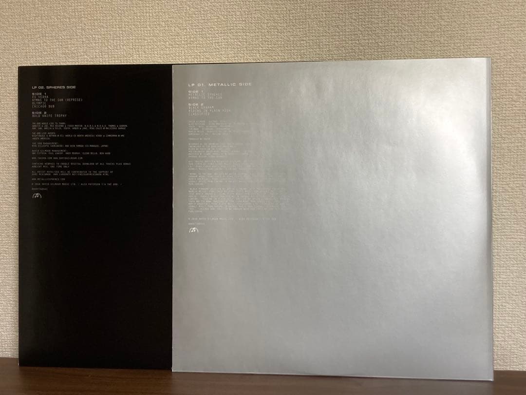 洋楽 The Orb feat. David Gilmour LP
