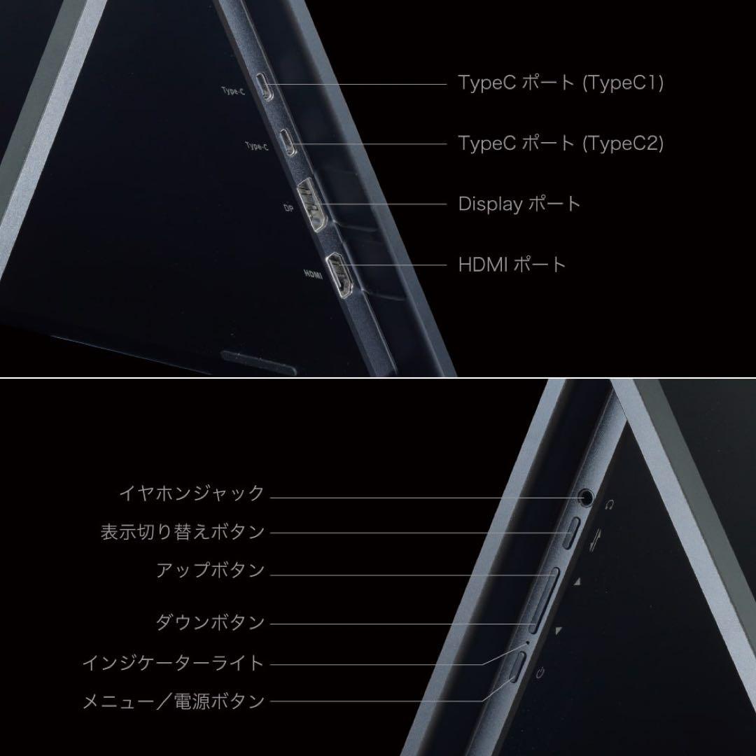 23.8インチ 2画面拡張 デュアルモニター DMBG25HBK-2K サンコー