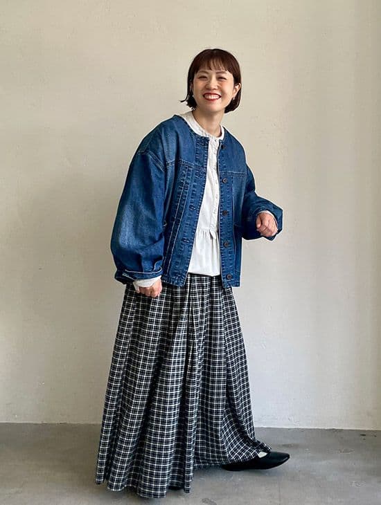 ソウルベリー　主役になりたくないチェックのスカート