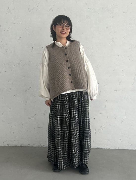 ソウルベリー　主役になりたくないチェックのスカート