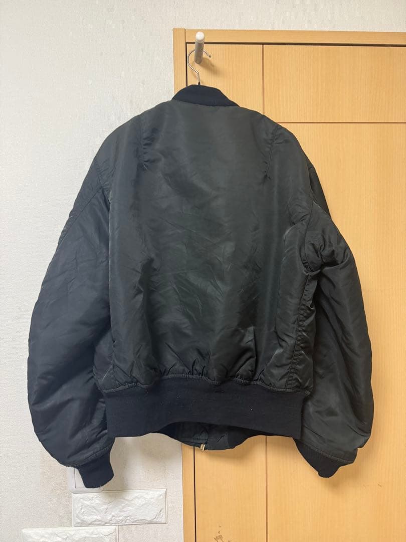 90s US ALPHA MA-1 ブラック サイズM archive