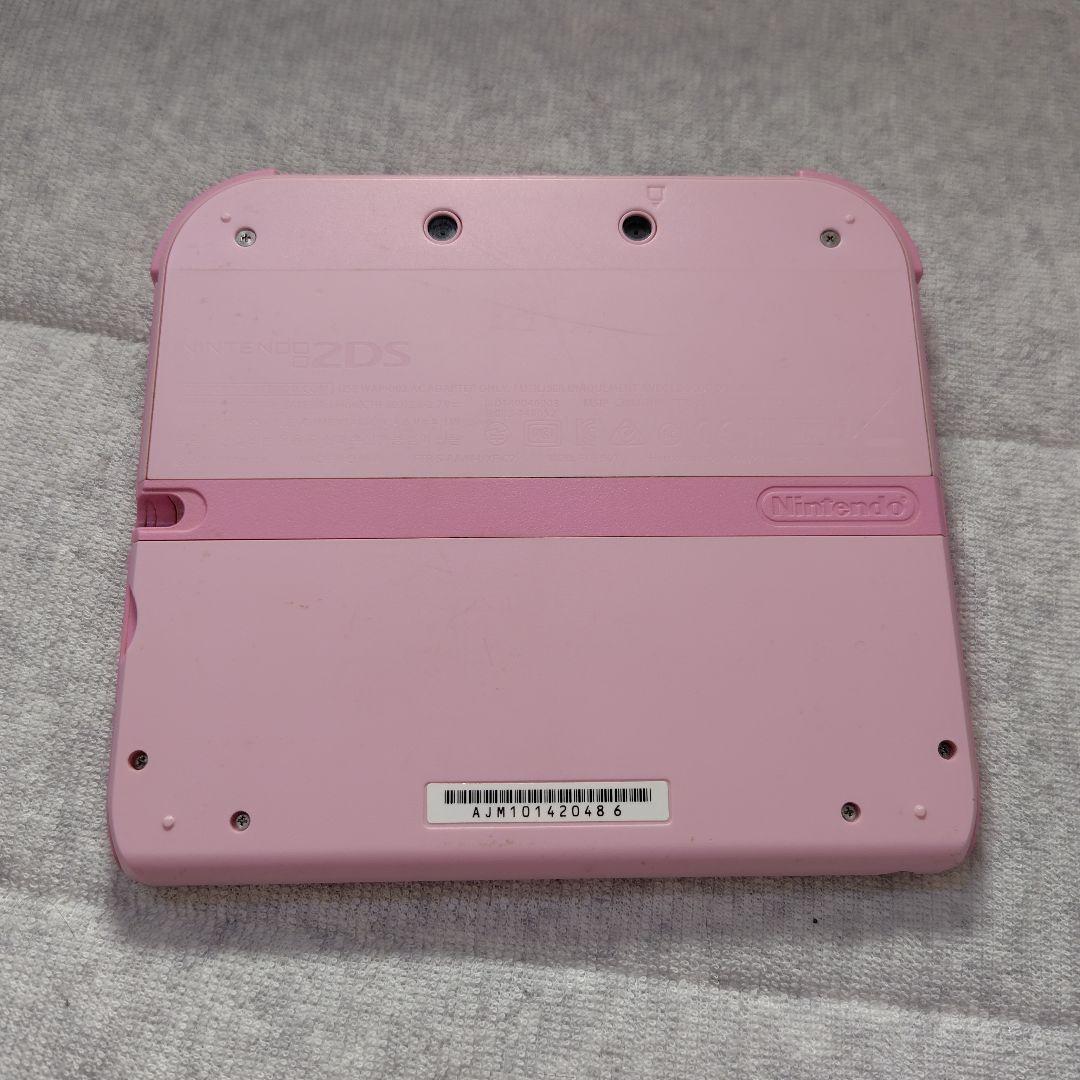 2DS 本体 3DS 任天堂 ピンク 充電器 箱なし 美品 初期化済 SDカード