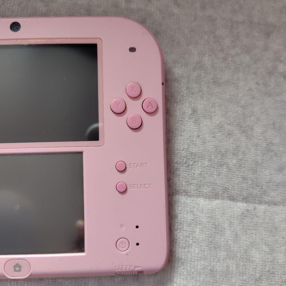 2DS 本体 3DS 任天堂 ピンク 充電器 箱なし 美品 初期化済 SDカード