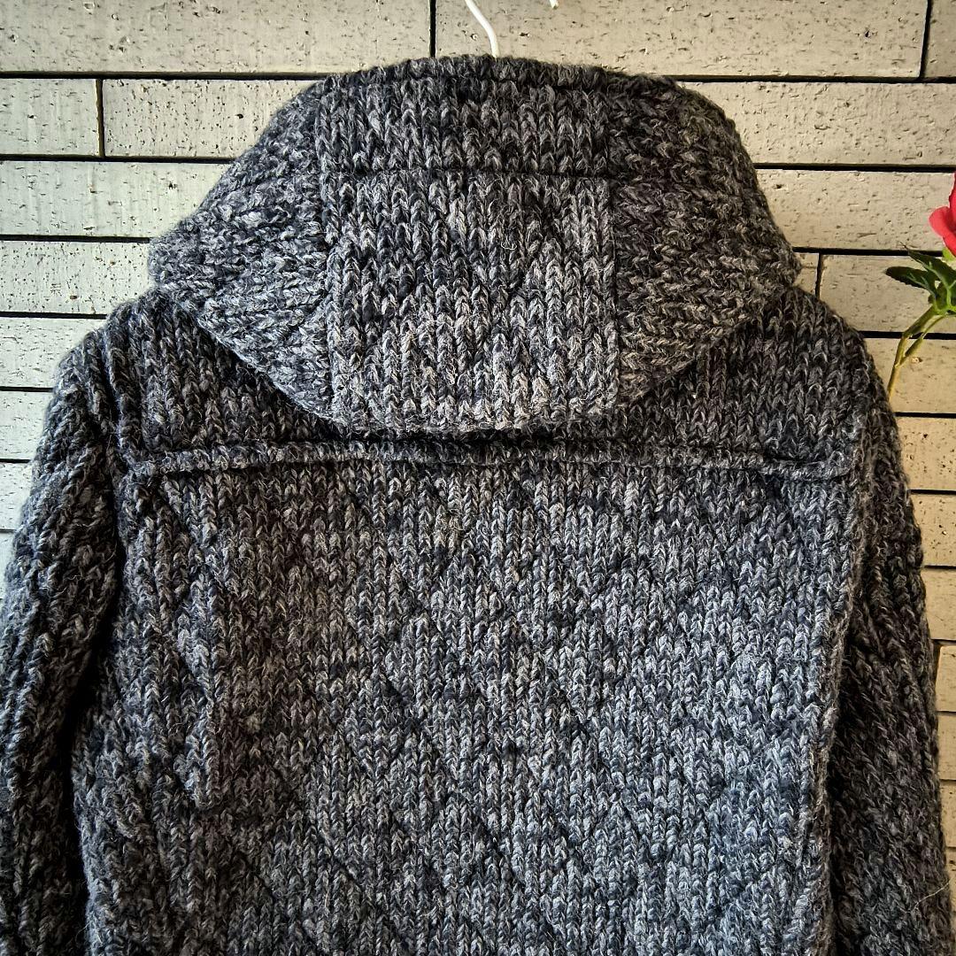 ♠【フランシストモークス】✨美品　ウールダッフルコート　グレーミックス　XL