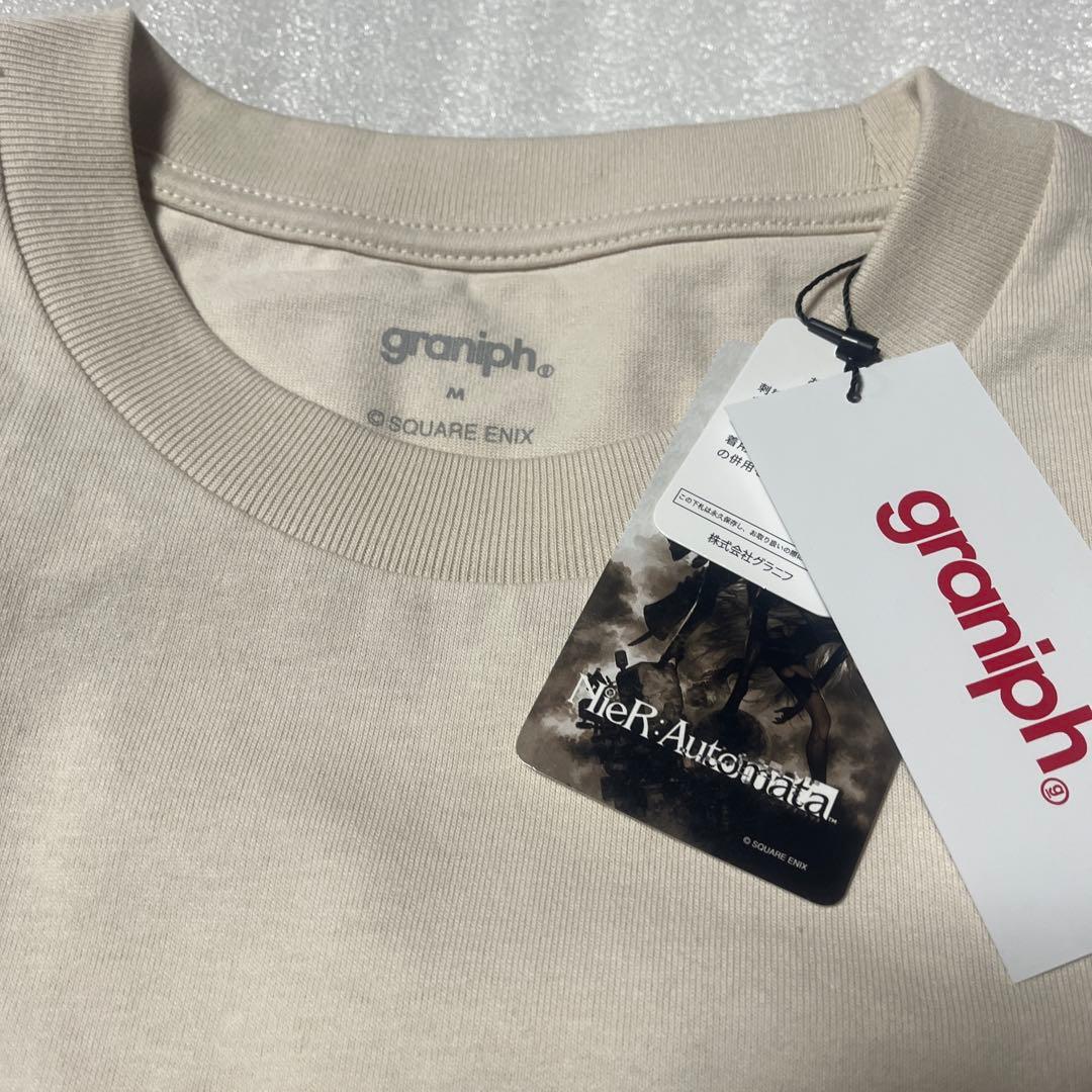 ニーア オートマタ グラニフ　エミール　サイドポケットビッグシルエット　Tシャツ