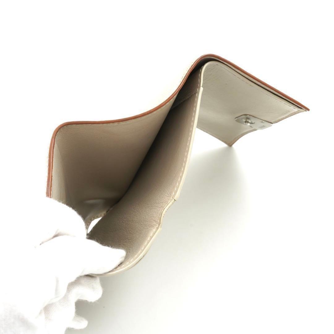 ✨未使用展示品✨　LOEWE ミニ財布　アナグラム　バーティカル　三つ折り　刻印