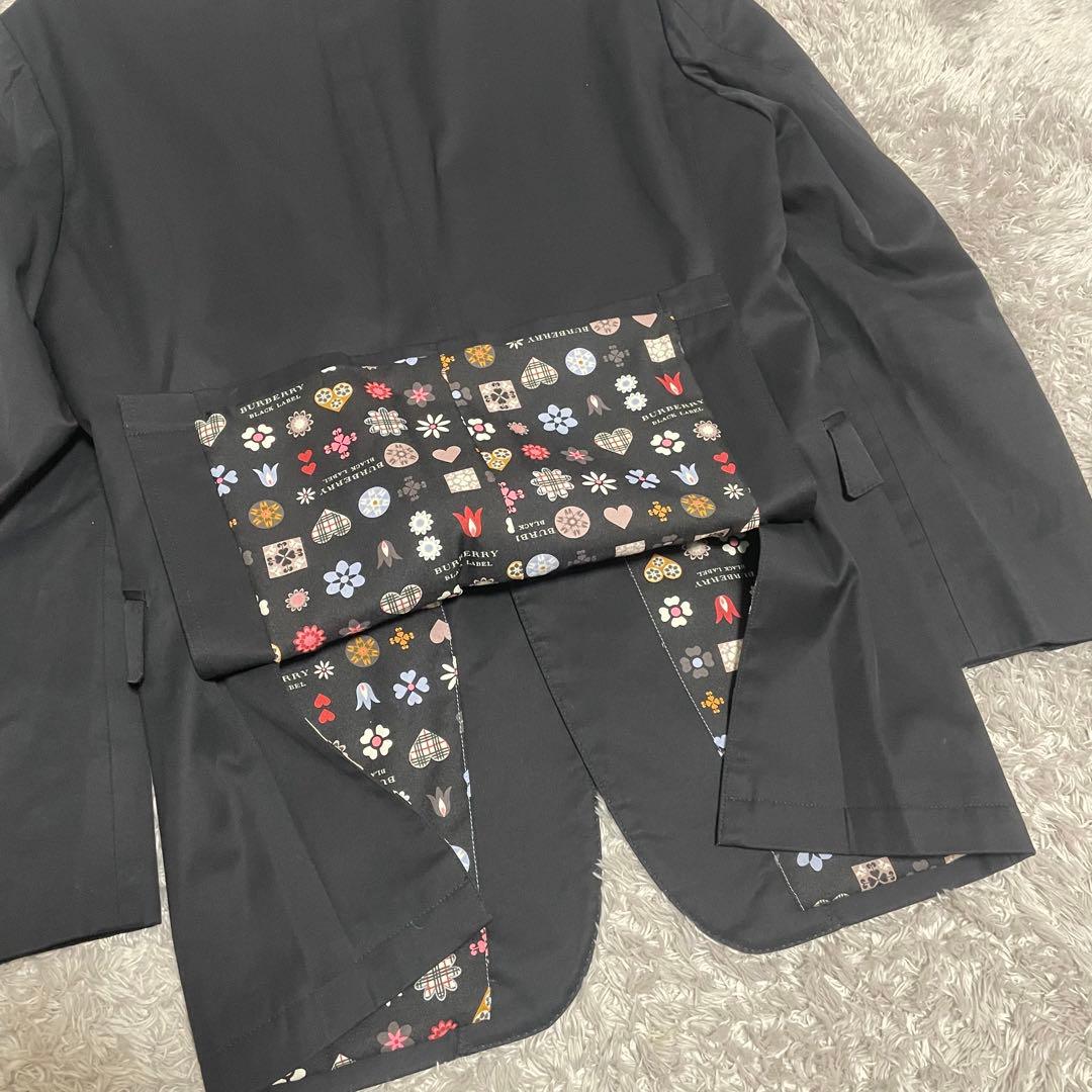 極美品　BURBERRY BLACK LABELモノグラムテーラードジャケットL